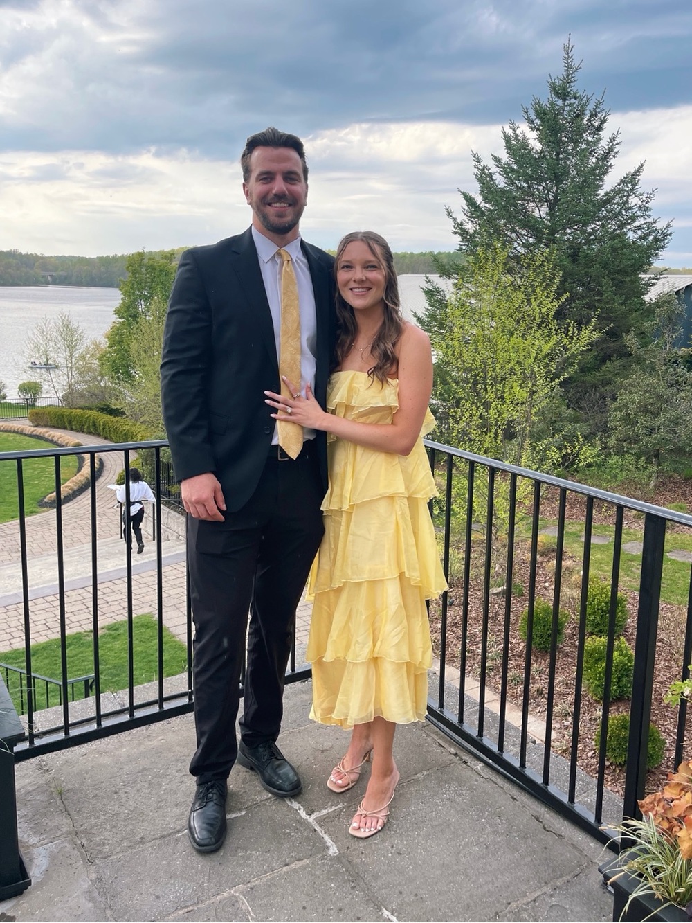 Drop of Sun Strapless Maxi Dress Yellow